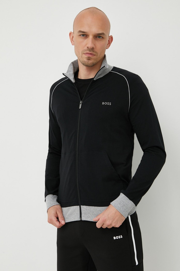 Bluza BOSS Brez kapuce črna 50469548