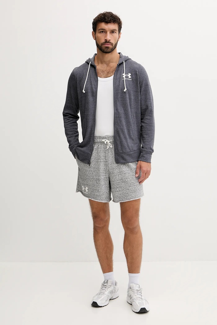 Under Armour μπλούζα 1370409 γκρί AW25