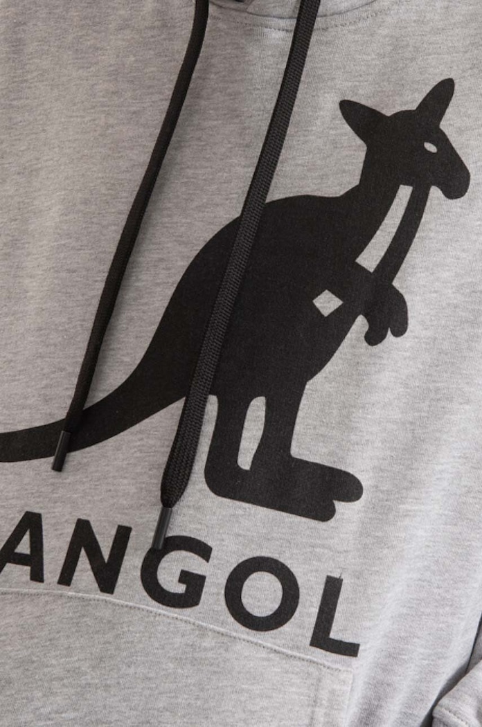 Kangol bluza bawełniana szary KLEU001