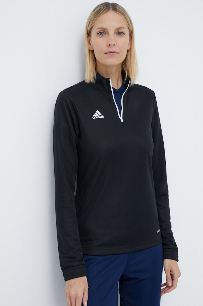 Tréningová mikina adidas Performance Entrada 22 bez kapucne čierna H57541