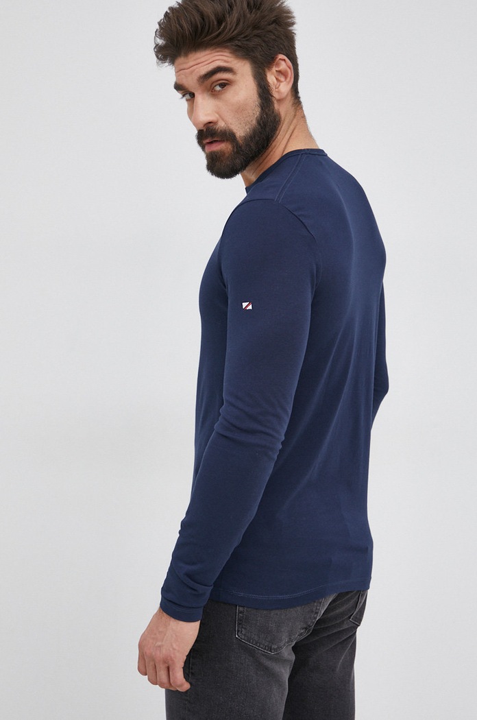 Oblečení Tričko s dlouhým rukávem Pepe Jeans PM508211.595 námořnická modř