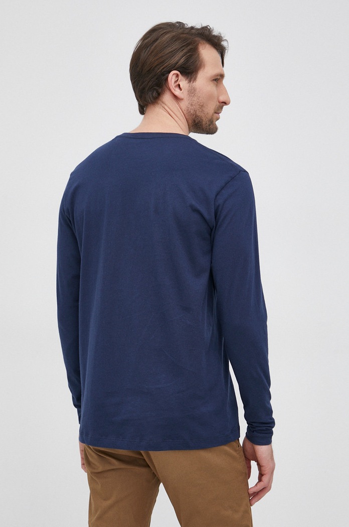 Odjeća Pamučna majica dugih rukava Pepe Jeans EGGO LONG N PM508209.595 mornarsko plava
