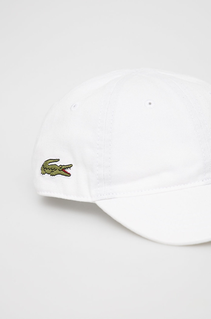 Lacoste Czapka bawełniana dziecięca RK3106 RK3106 biały SS22