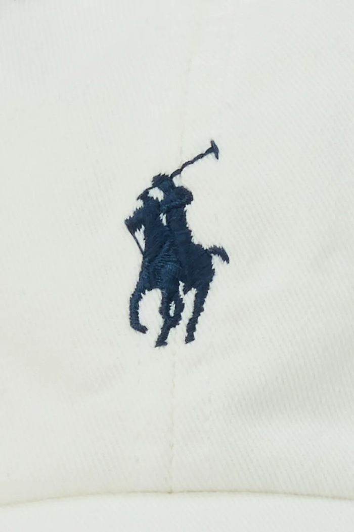 Bavlnená čiapka Polo Ralph Lauren biela 710667709008