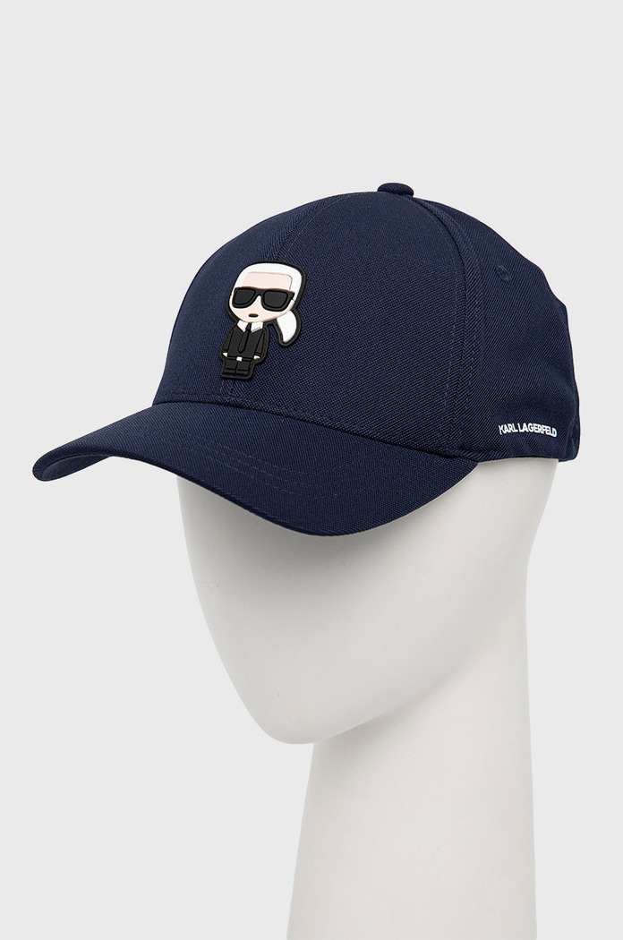 Karl Lagerfeld czapka 500118.805610 aplikacja granatowy 500118.805610