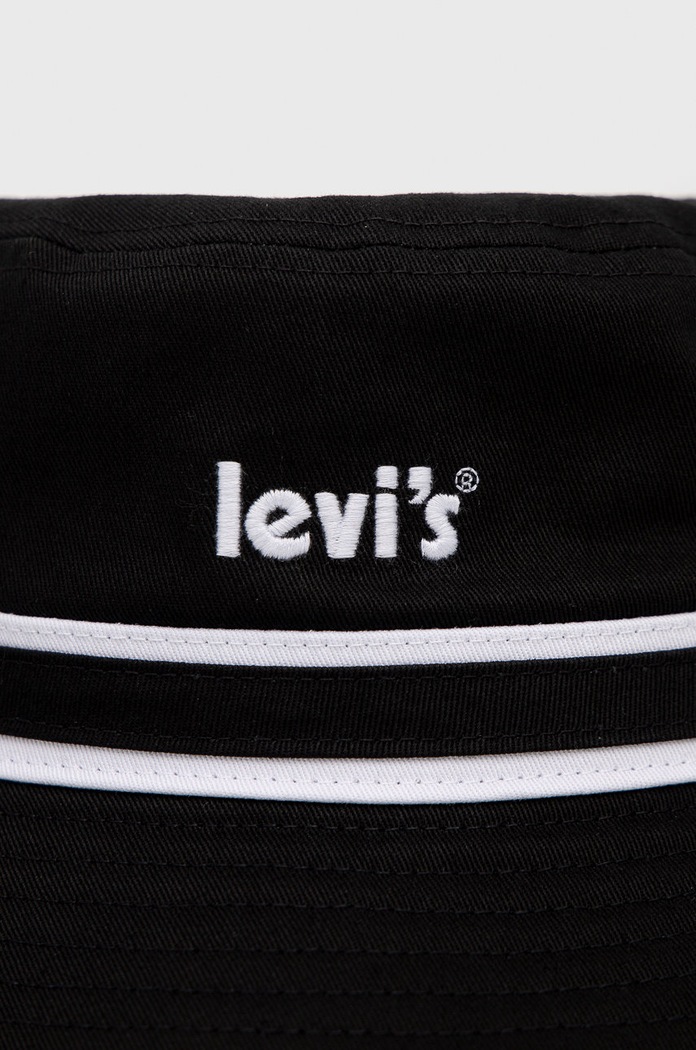 Levi's pamut sapka D6627.0002 fekete SS22