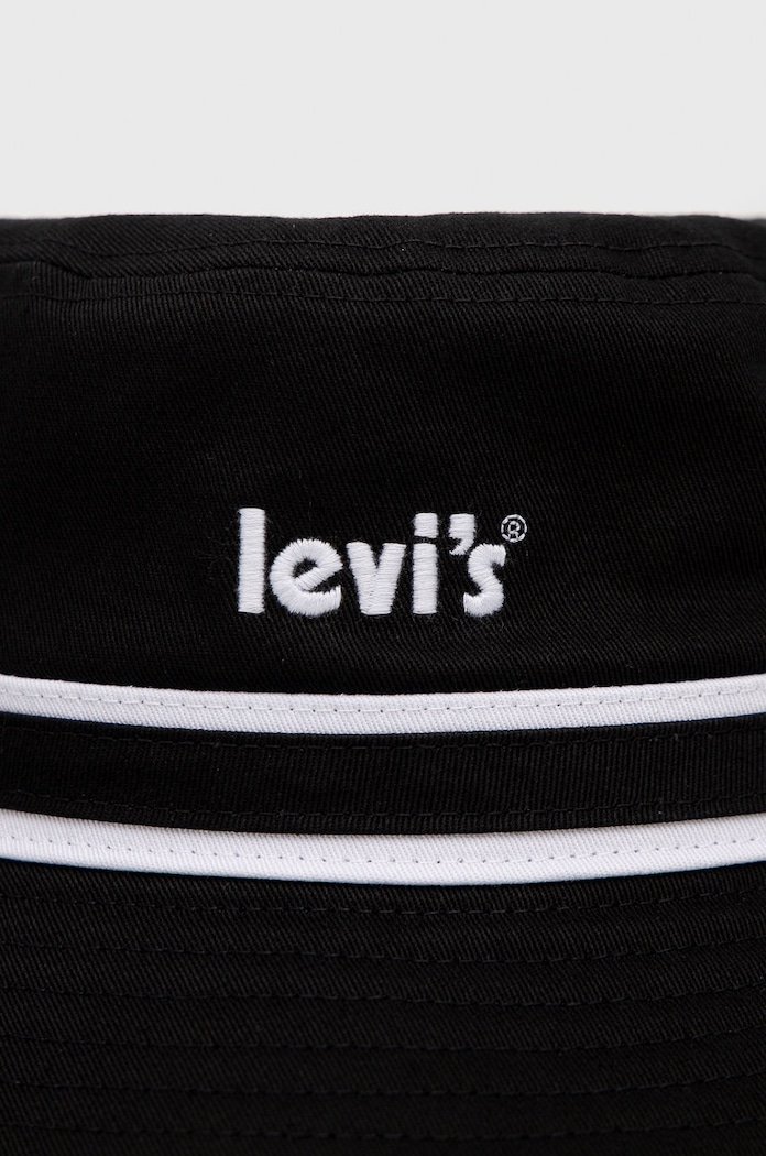 Levi's pamut sapka D6627.0002 fekete SS22