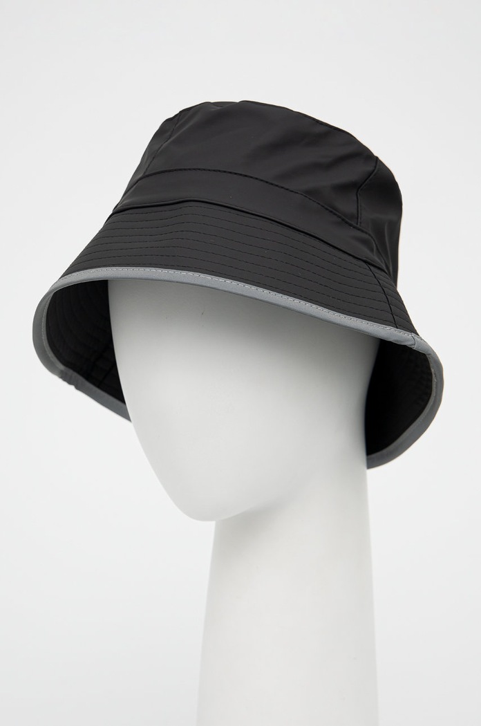 Καπέλο Rains 14070 Bucket Hat Reflective απλό μαύρο 14070.70