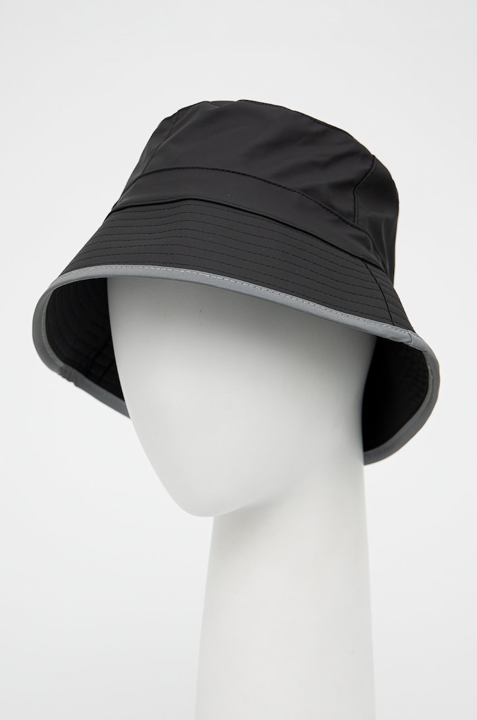 Καπέλο Rains 14070 Bucket Hat Reflective απλό μαύρο 14070.70