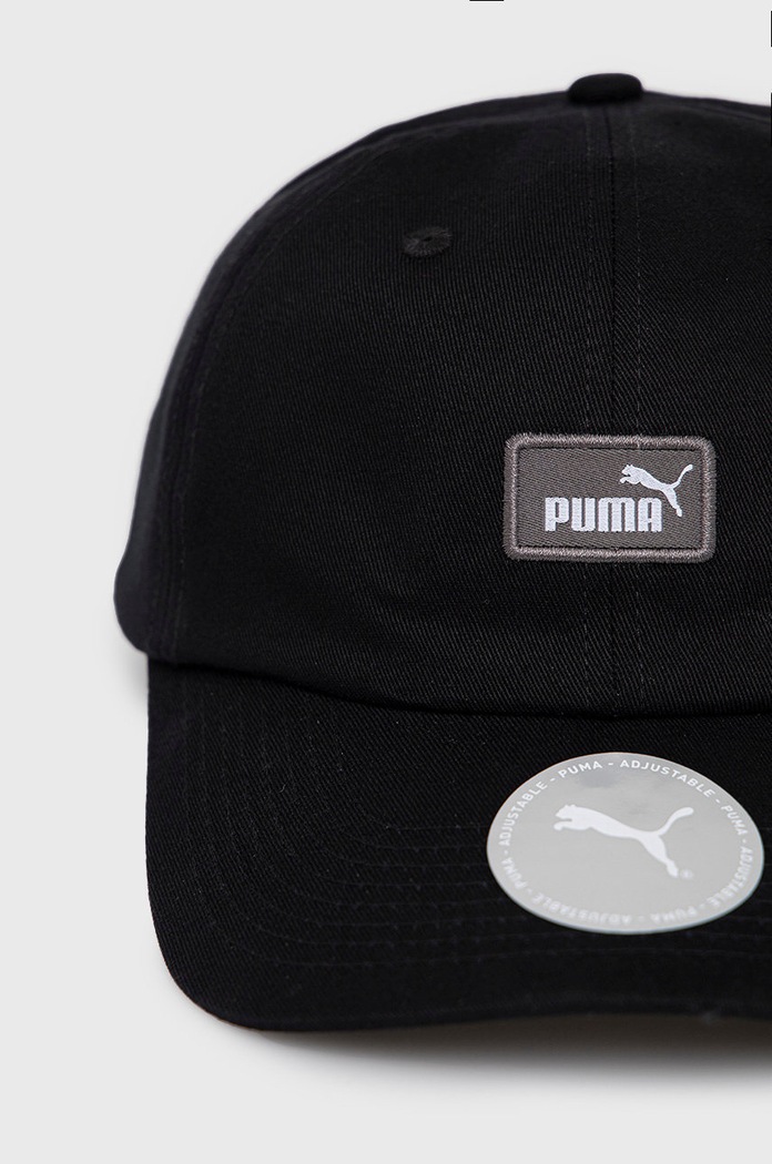 Бавовняна кепка Puma 2366901 02366901 чорний AW24