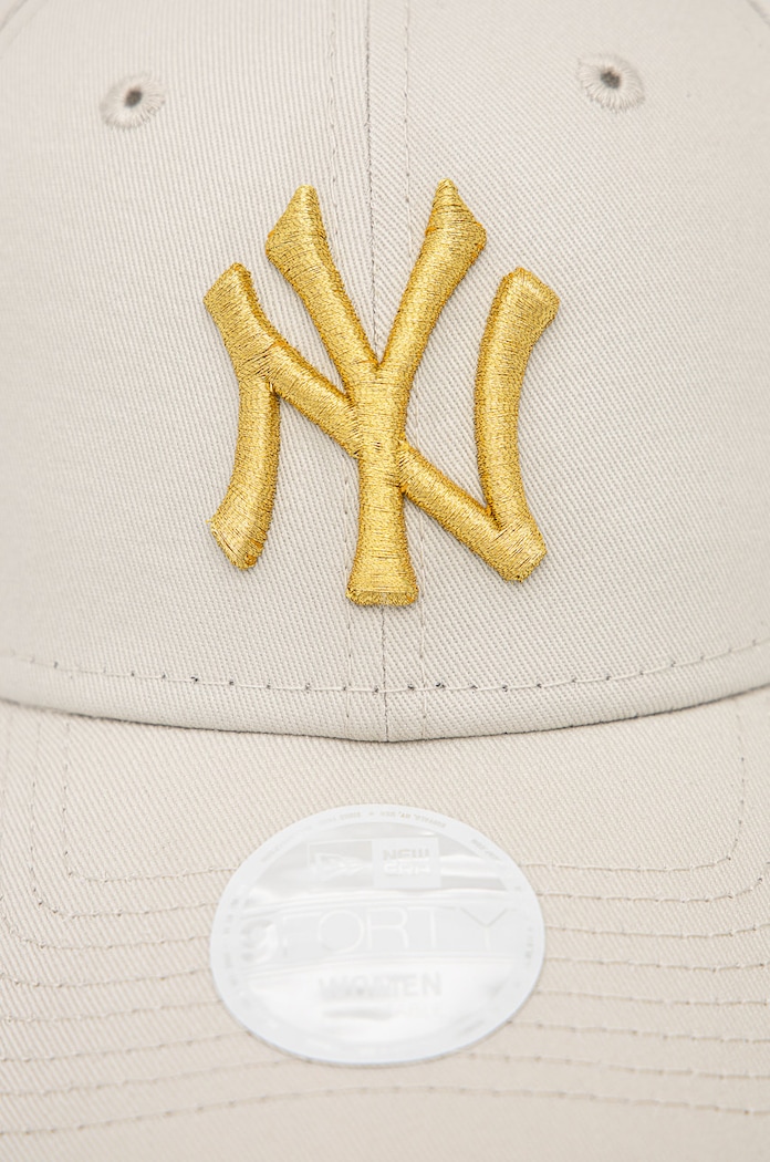 New Era bombažna kapa 60222491.LIGHTBEIGE bež SS22