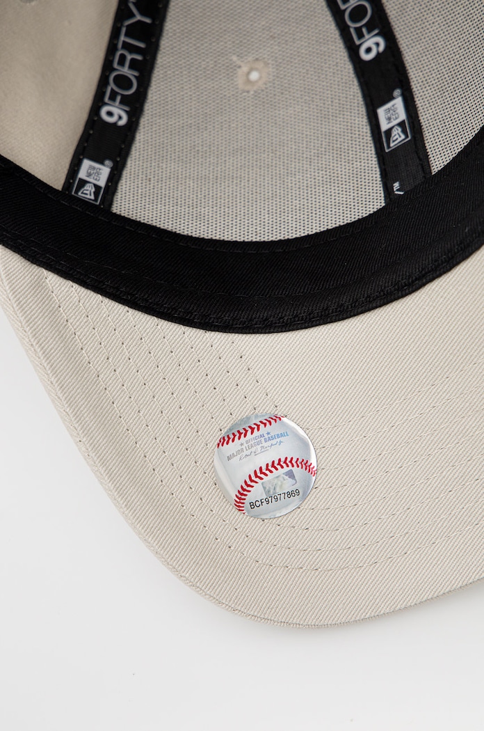 New Era bombažna kapa bež 60222491.LIGHTBEIGE