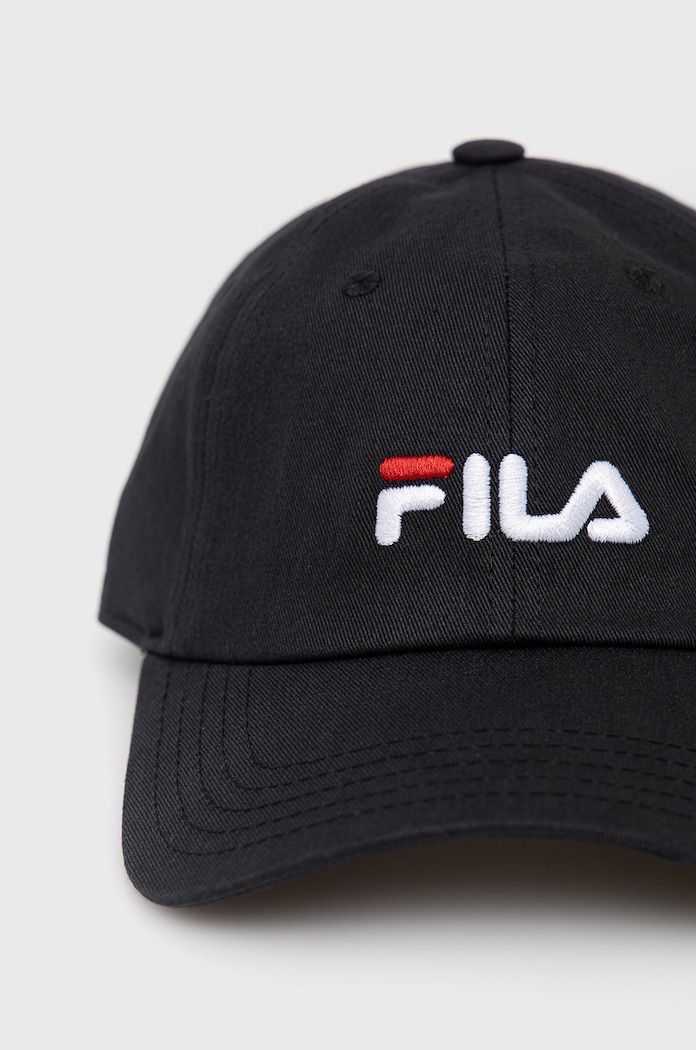 Pamučna kapa Fila FCU0018 crna AW22