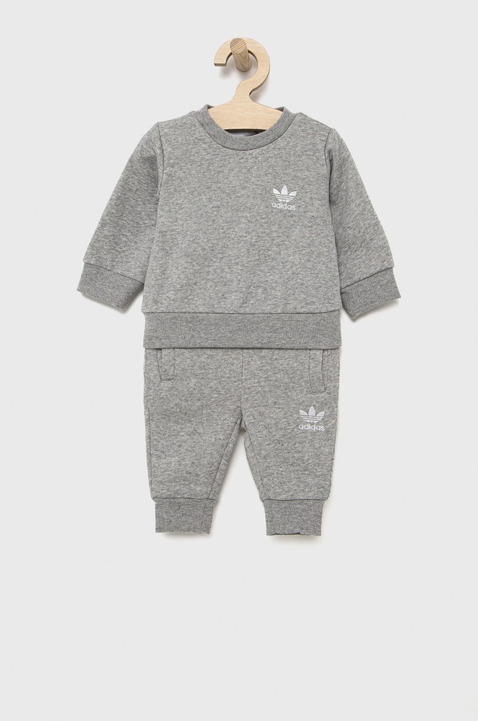Dětská tepláková souprava adidas Originals HE6910 pletenina šedá HE6910