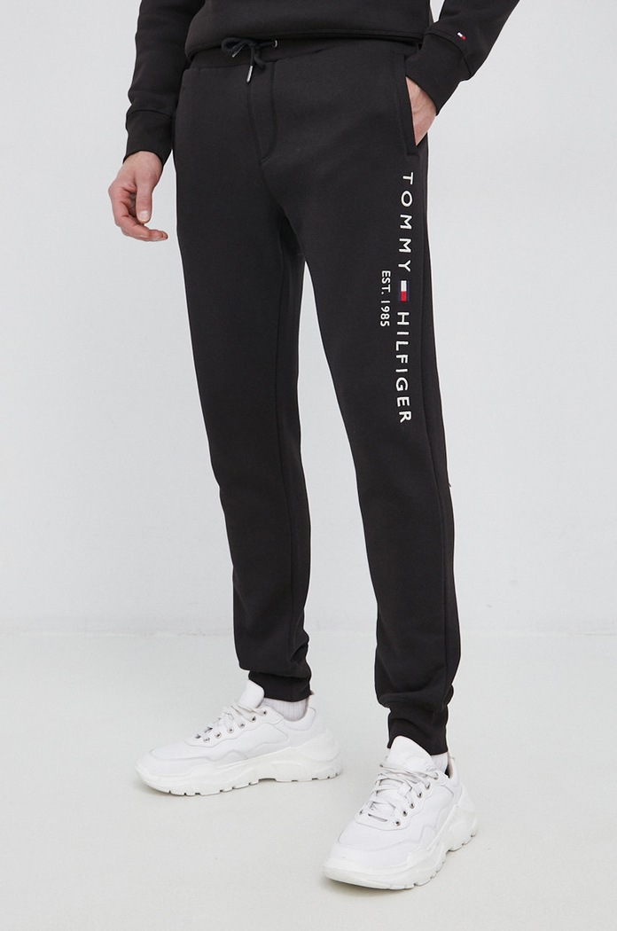 Tommy Hilfiger melegítő szett fekete MW0MW24845.PPYY