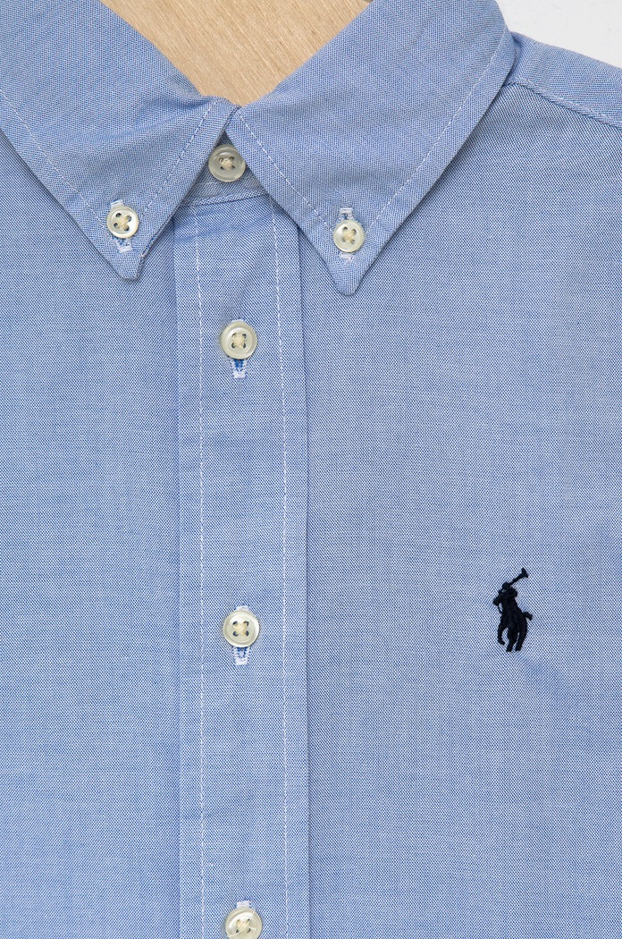 Chłopiec Polo Ralph Lauren koszula bawełniana dziecięca 322819238002 322819238002 niebieski