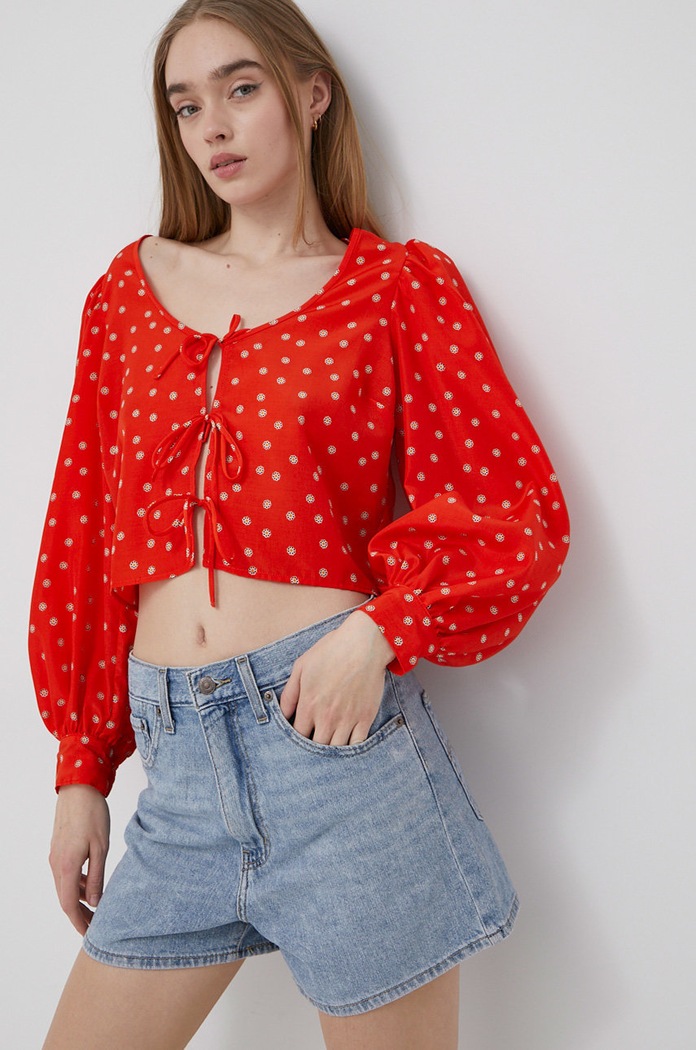 Oblečenie Blúzka Levi's A1875.0001 červená