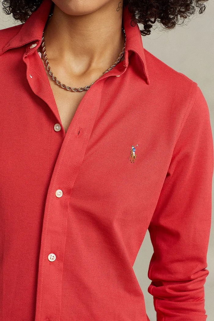 Polo Ralph Lauren koszula bawełniana 211664427030 czerwony 211664427030