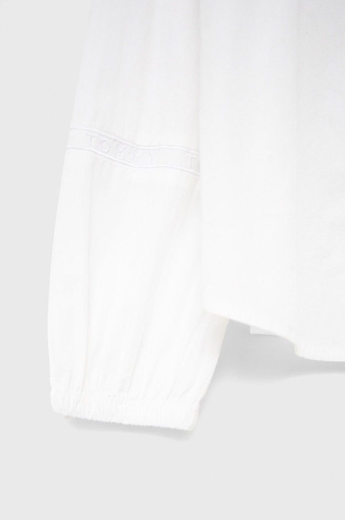 Dziewczynka Tommy Hilfiger Koszula bawełniana dziecięca KG0KG06289.PPYY biały