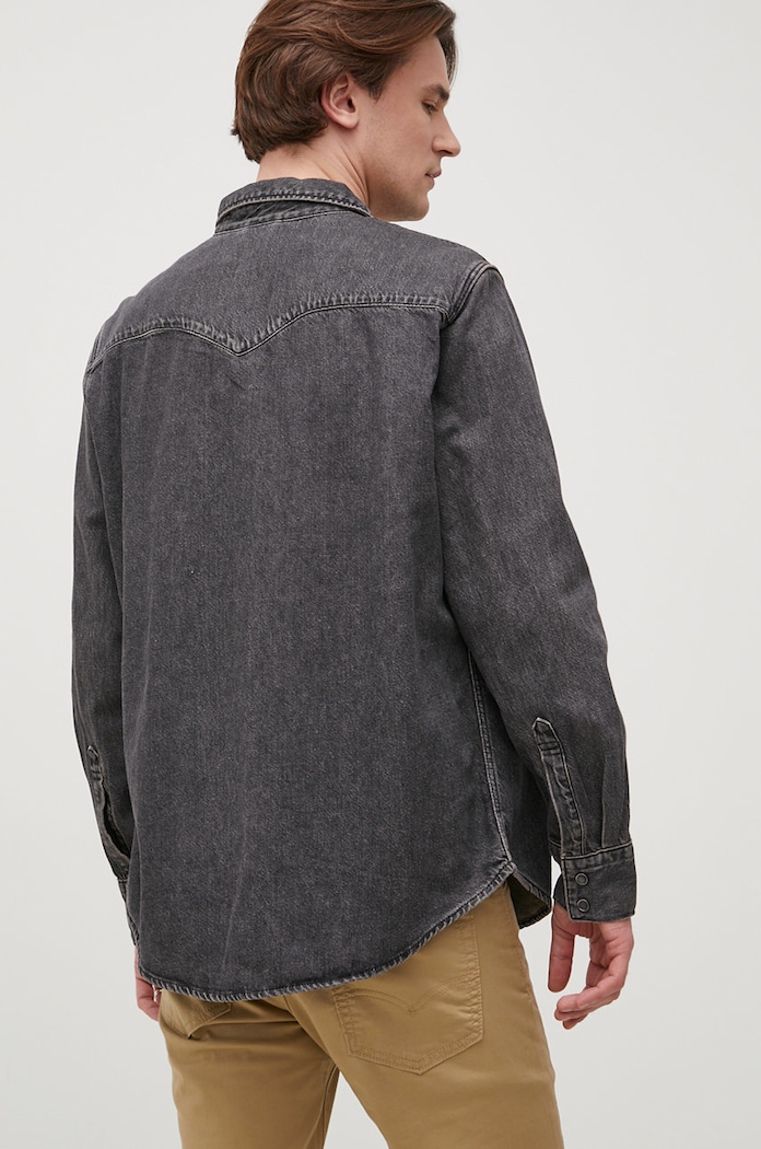 Oblečení Džínová košile Levi's 85744.0038 šedá