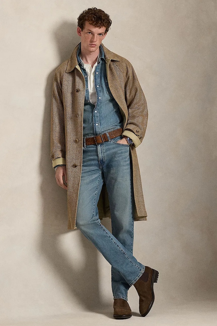 Oblečenie Rifľová košeľa Polo Ralph Lauren 710703936001 modrá