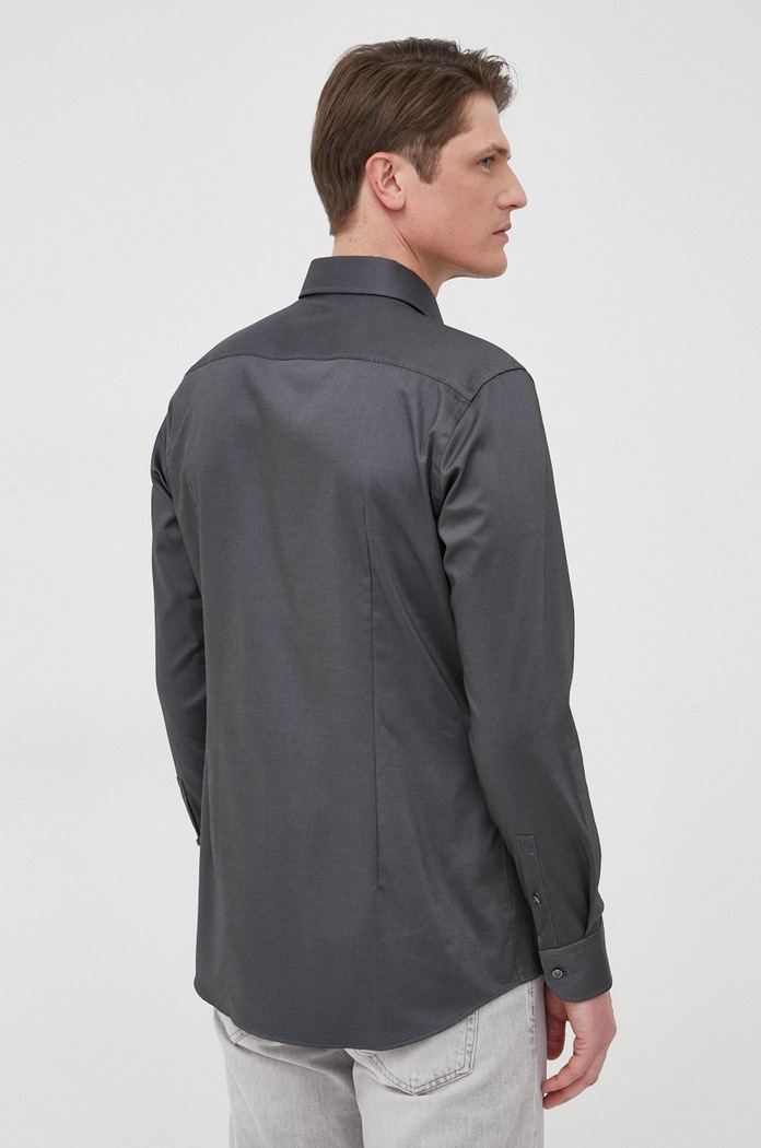Košile BOSS 50470583 šedá SS25