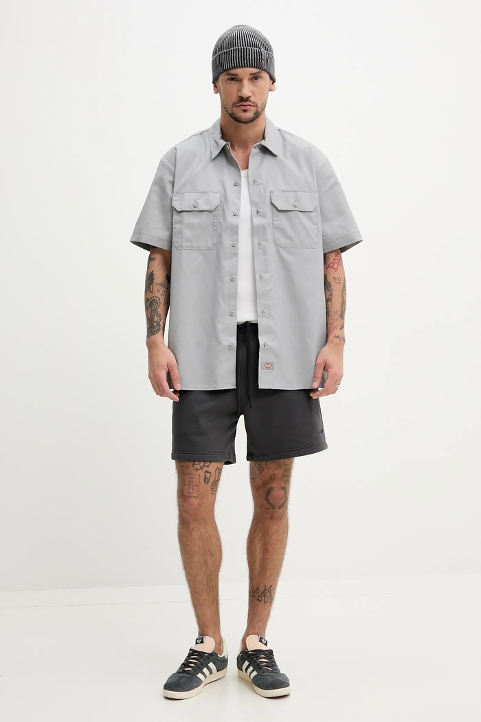 Dickies camicia DK0A4XK7 grigio SS26