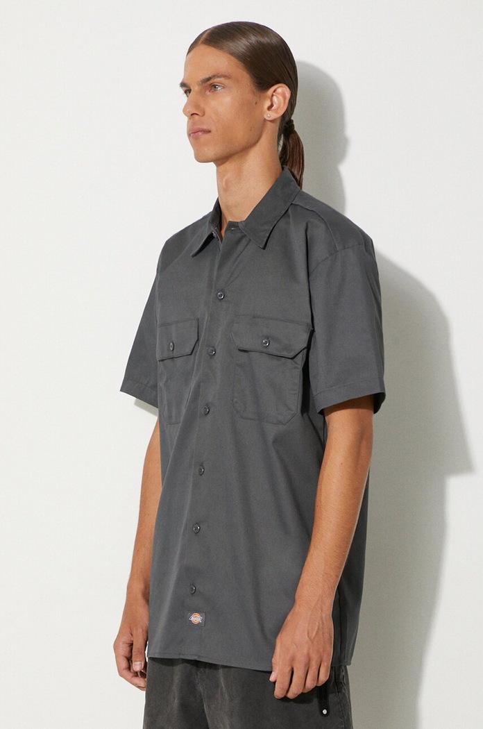 Košile Dickies regular šedá DK0A4XK7CH0