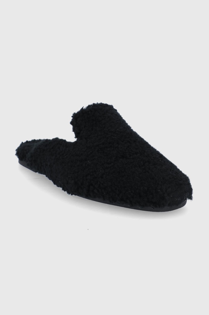 BOSS Kapcie Romie Home S-Fur 50466631.001 50466631.001 czarny SS22