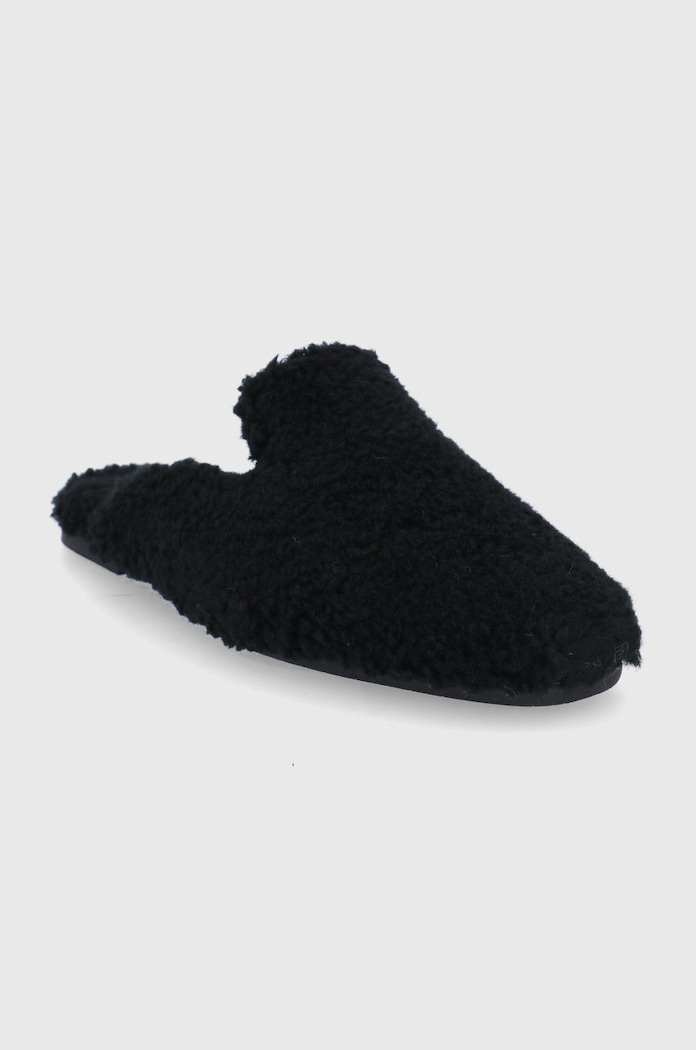 BOSS Kapcie Romie Home S-Fur 50466631.001 50466631.001 czarny SS22
