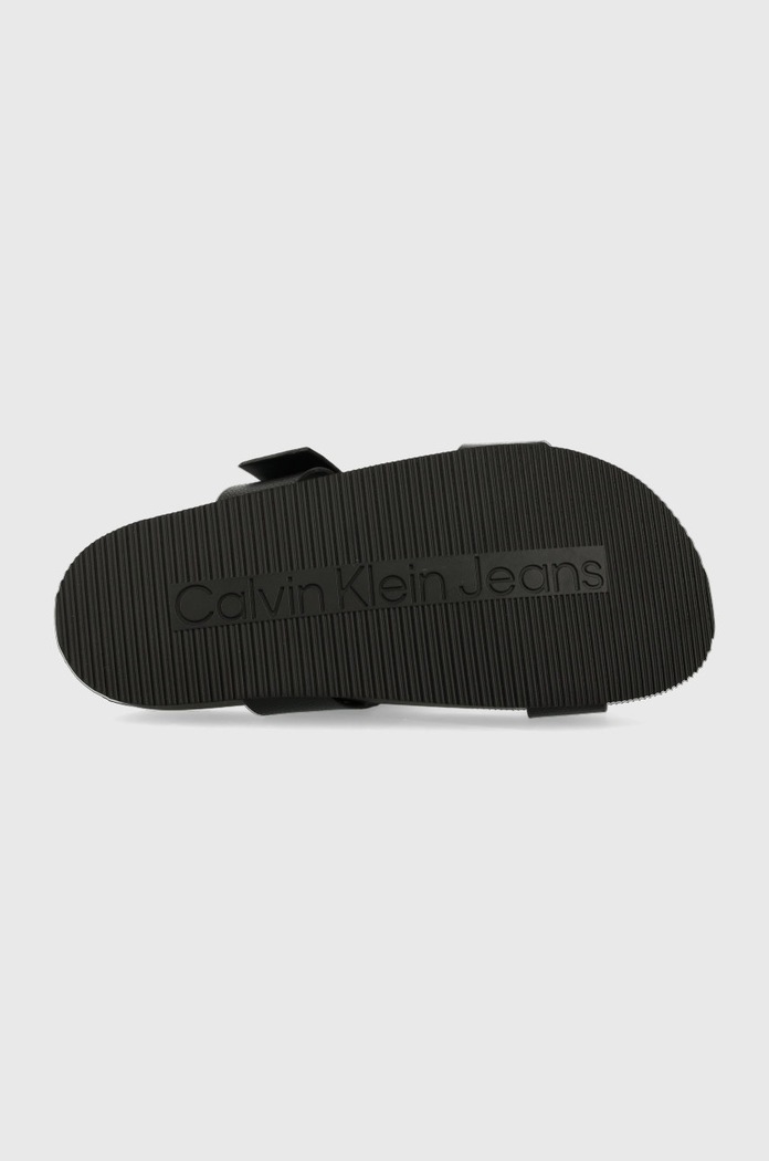 Kožne natikače Calvin Klein Jeans YW0YW00598.BDS crna