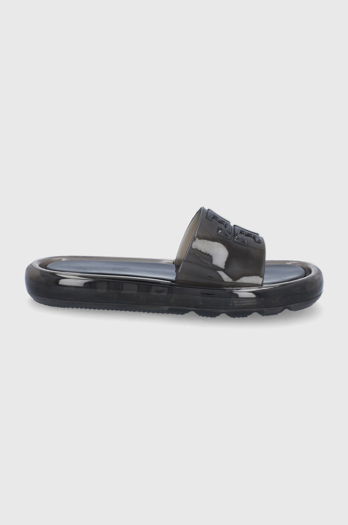 Tory Burch Klapki Bubble Jelly syntetyczny czarny 85010.004
