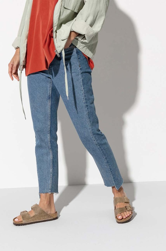 Birkenstock klapki nubukowe Arizona 552813