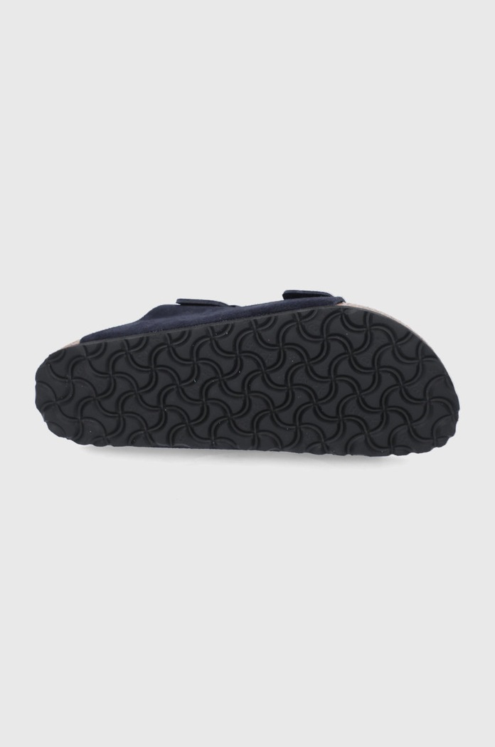 Birkenstock papuci din piele Arizona 1020716 bleumarin
