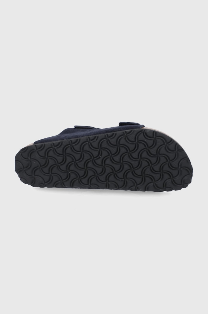 Birkenstock papuci din piele Arizona 1020716 bleumarin