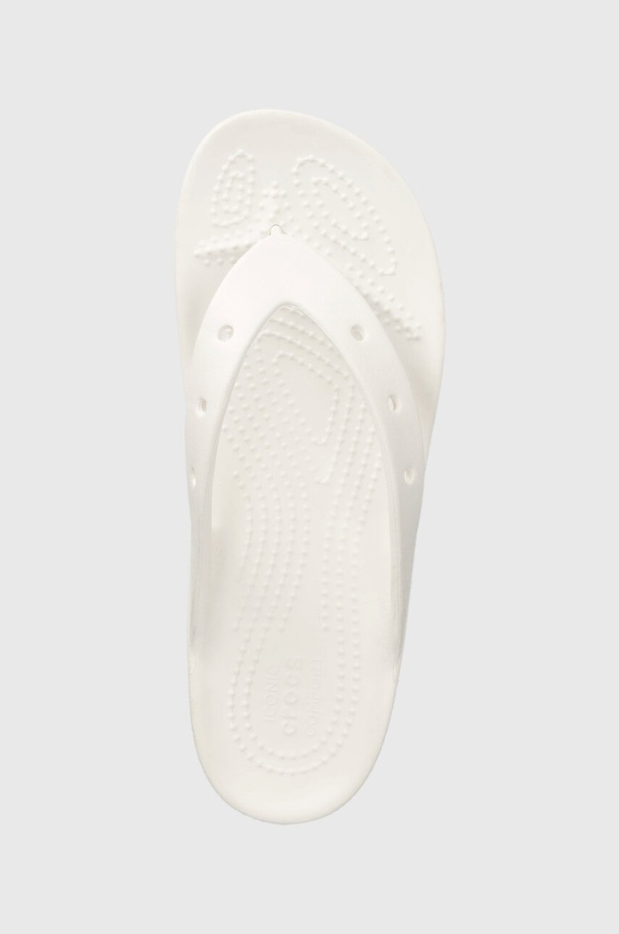 Obuwie Crocs japonki Classic Platform Flip 207714.100 biały