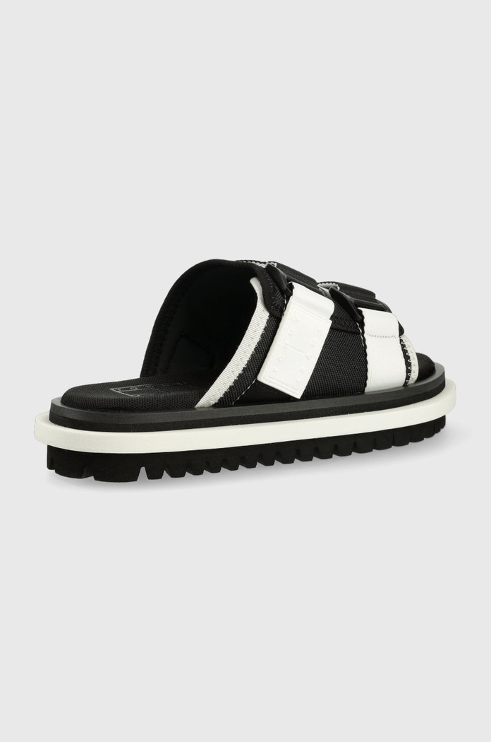 Šľapky Tommy Jeans EN0EN01802.BDS.FLATFOR čierna SS22