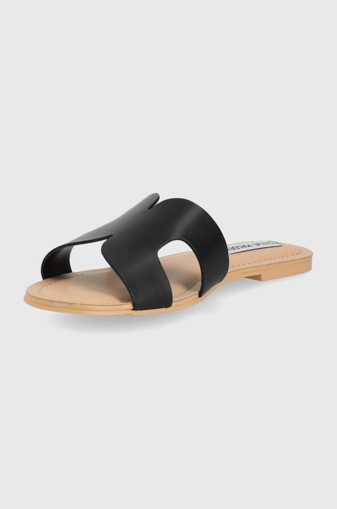 Încălțăminte Steve Madden slapi de piele SM11001541.017 negru
