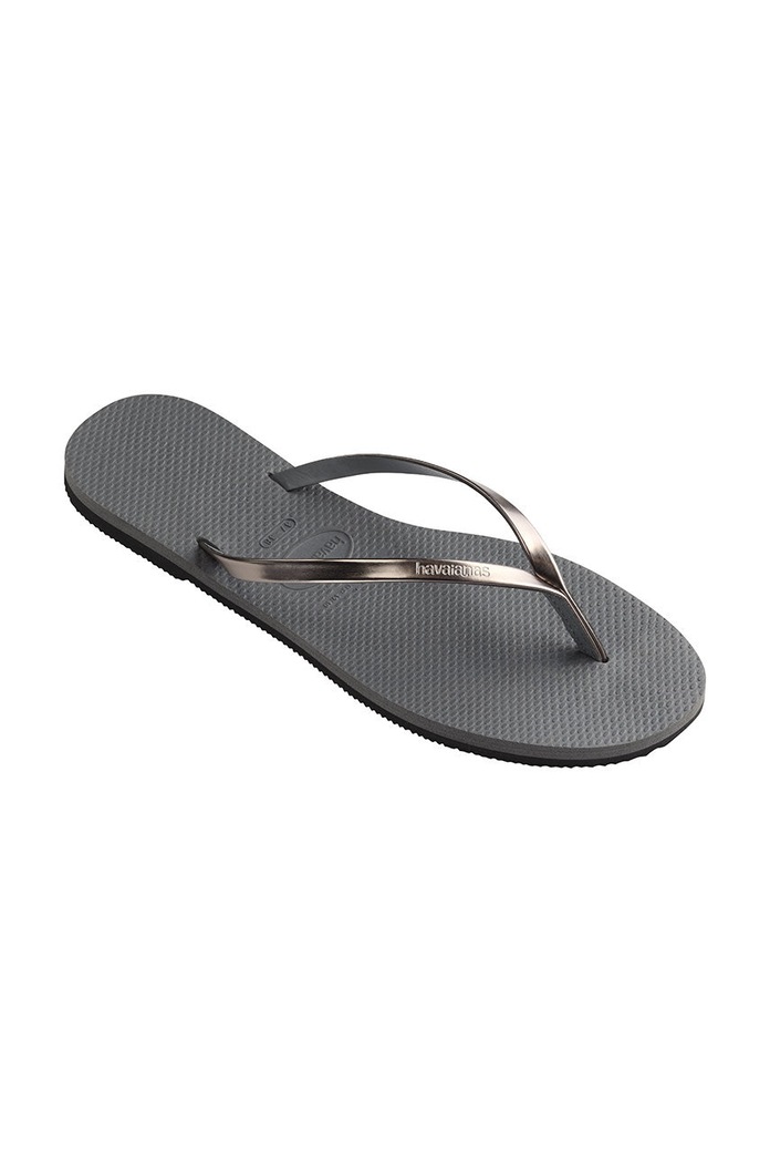 Boty Žabky Havaianas You Metallic H4135102.5037P šedá