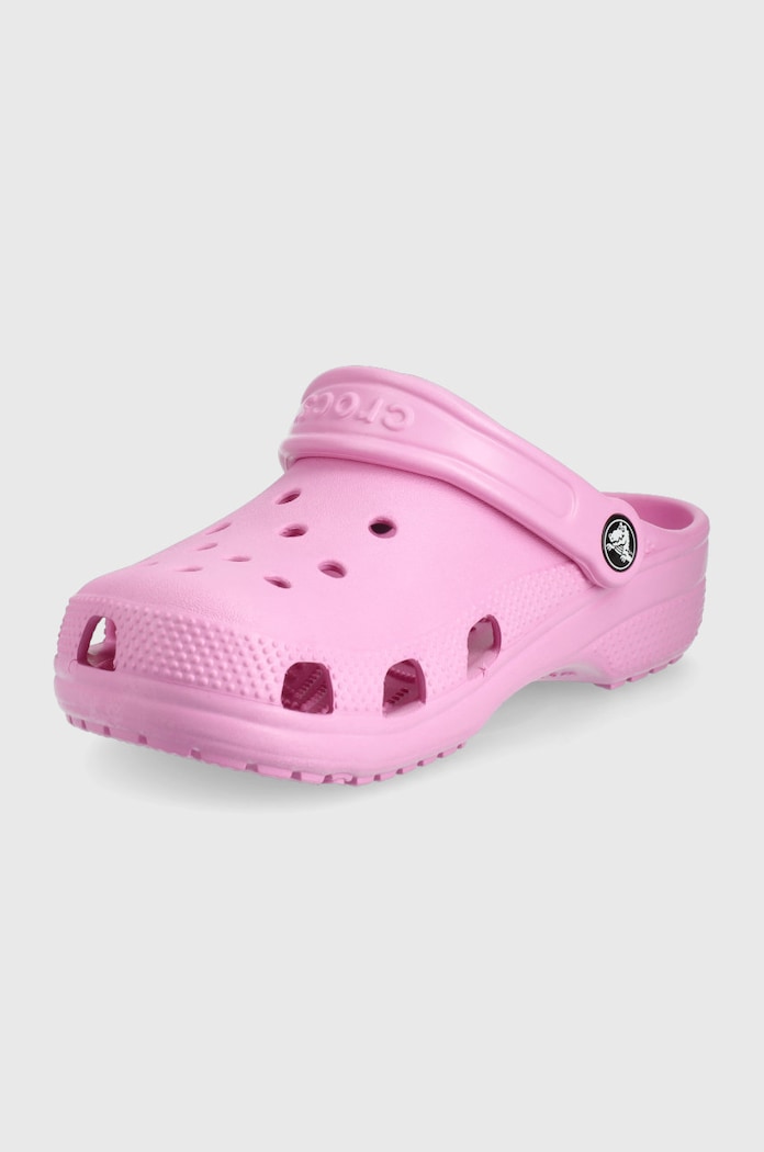 Fete Crocs slapi copii KIDS.CLOG.206991.PPYY.G roz
