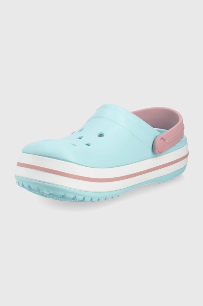 Dziewczynka Crocs klapki dziecięce KIDS.CLOG.207006.PPYY.G turkusowy