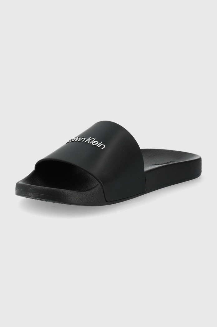 Cipők Calvin Klein papucs POOL SLIDE HM0HM00455.BEH fekete