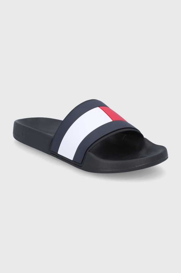 Šľapky Tommy Hilfiger FM0FM04263.BDS čierna SS23