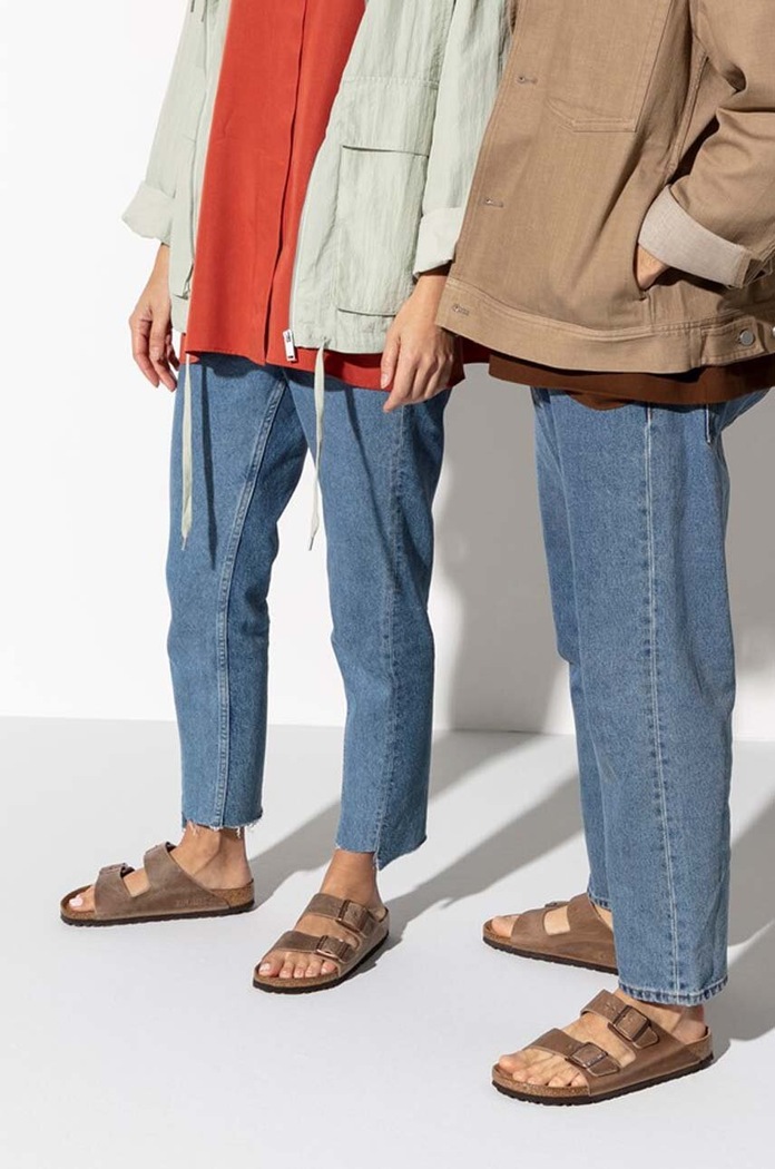 Birkenstock ciabatte slide in nubuck Arizona 552811