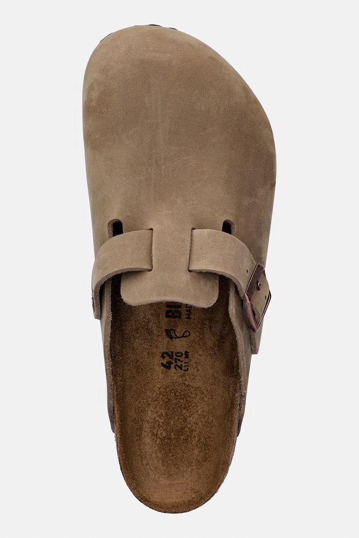 Birkenstock σαγιονάρες mules Ανδρικές nubuck Boston καφέ 960811