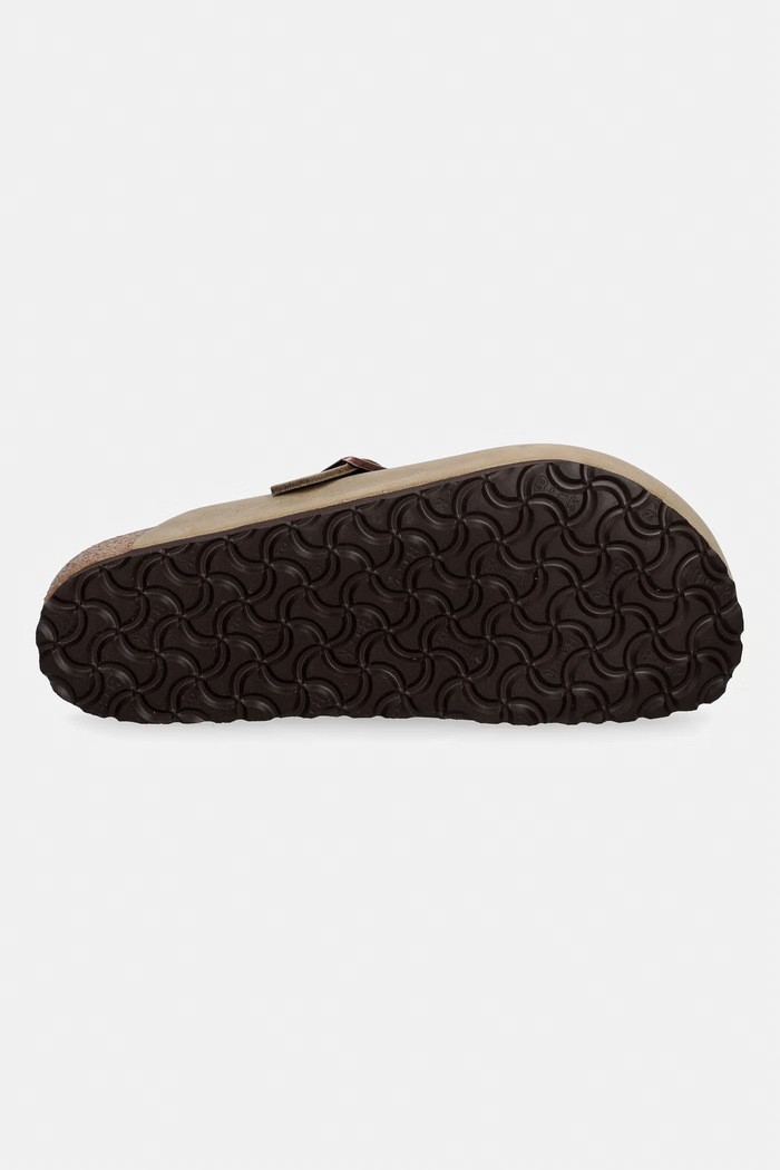 Nubuck παντόφλες Birkenstock Boston 960811 καφέ