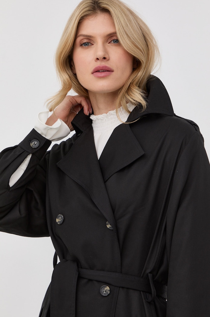 The Kooples trencz FTRE24002K czarny