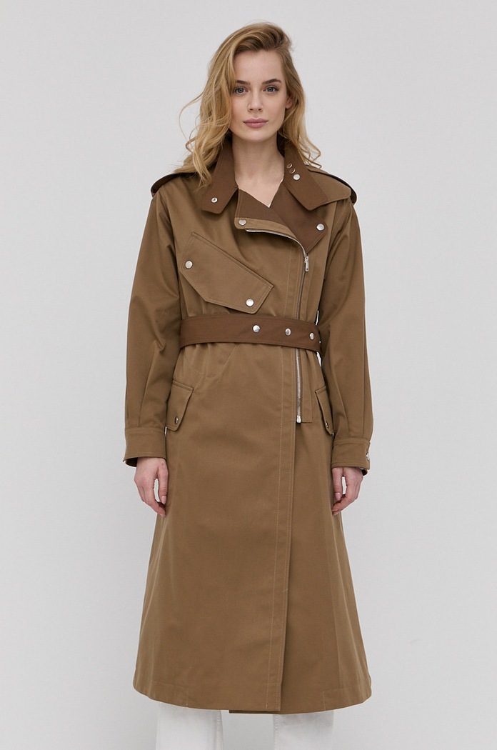 Victoria Beckham kabát 1122WCT003184A bézs SS22
