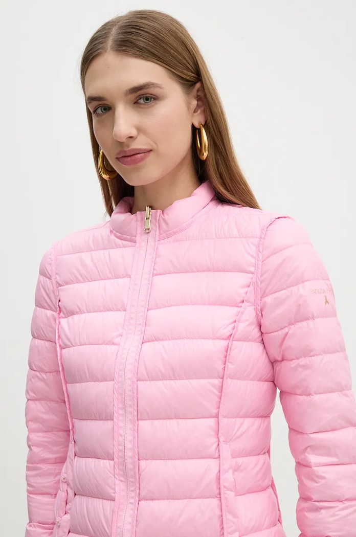 Oboustranná péřová bunda Patrizia Pepe CO0178.A503 růžová SS25