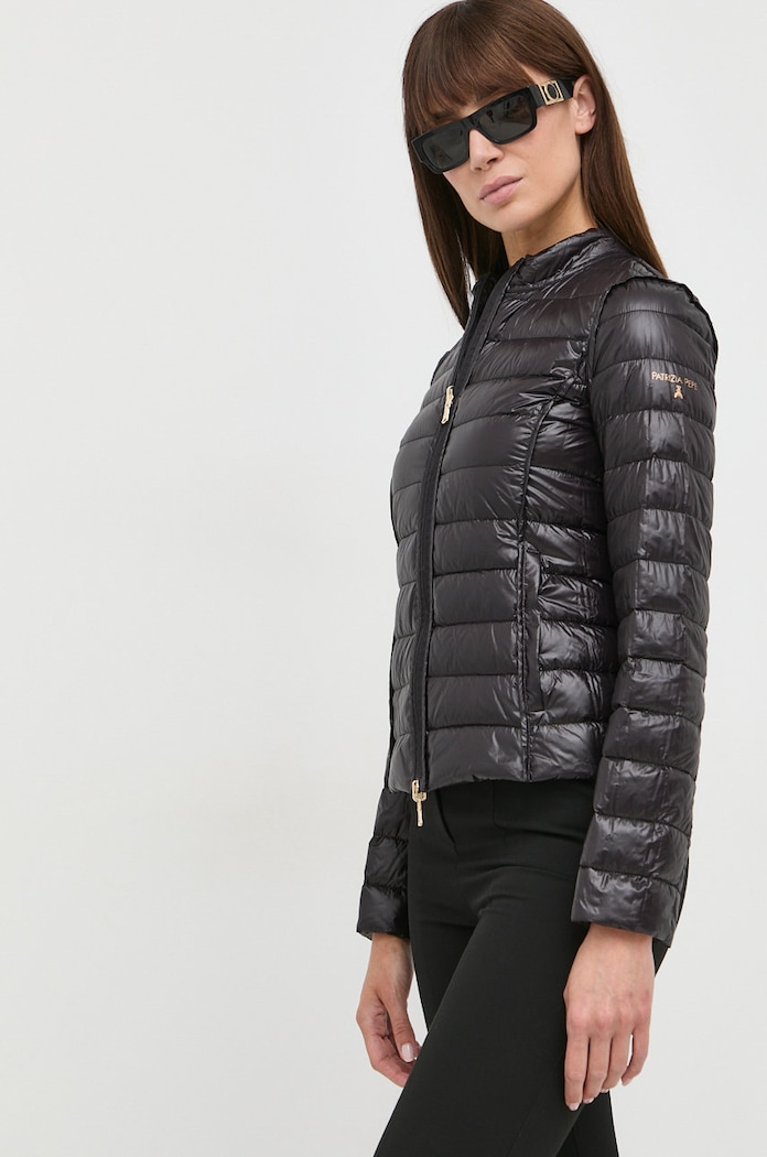 Patrizia Pepe kurtka puchowa dwustronna CO0178.A503 czarny SS25